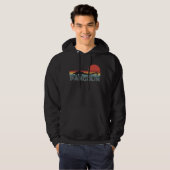 Pangolin Retro Style Hoodie (Vorne ganz)