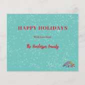 Pangolin Santa Niedlich gefährdete Arten Haushalt (Rückseite)