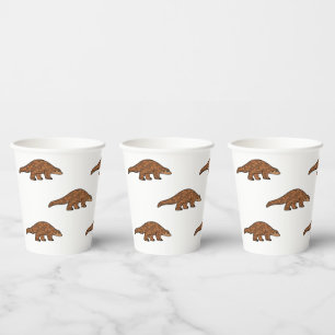 Pangolin-Thema Pappbecher
