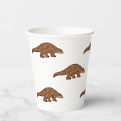 Pangolin-Thema Pappbecher (Vorderseite)