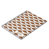 Pangolin-Tier mit Name Notizblock (Linke Seite)