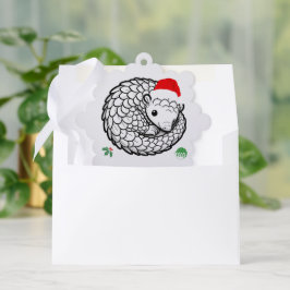 Pangolin Weihnachtsdekoration Ornament Karte