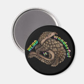 Pangolin Weird ist wunderbar Magnet (Vorderseite/Rückseite)