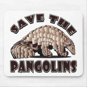 Pangoline gerettet mousepad