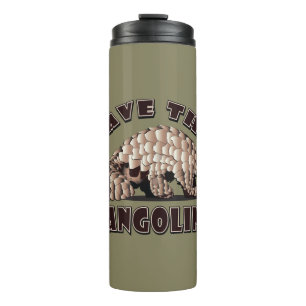 Pangoline gerettet thermosbecher