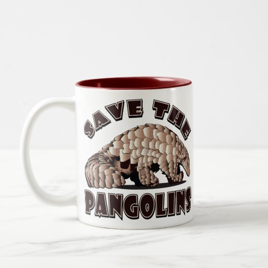 Pangoline gerettet zweifarbige tasse (Links)