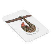 Pangolin'hang in's Kühlschrankmagnet Magnet (Rechte Seite)