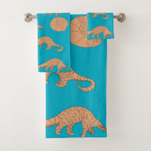 Pangolins Badhandtuch Set