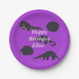 Pangolins Birthday Pappteller