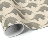 Pangolins Gemustertes Wrapping Paper Geschenkpapier (Rolleneckpunkt)