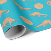 Pangolins Geschenkpapier (Rolleneckpunkt)