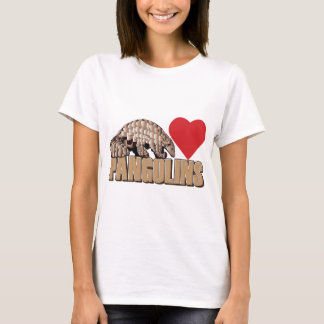 Pangolins-Herz T-Shirt