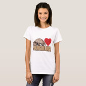 Pangolins-Herz T-Shirt (Vorne ganz)
