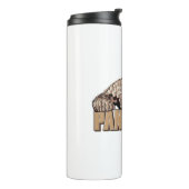 Pangolins-Herz Thermosbecher (Nach links gedreht)