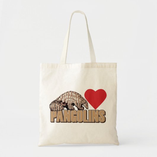 Pangolins-Herz Tragetasche (Vorne)
