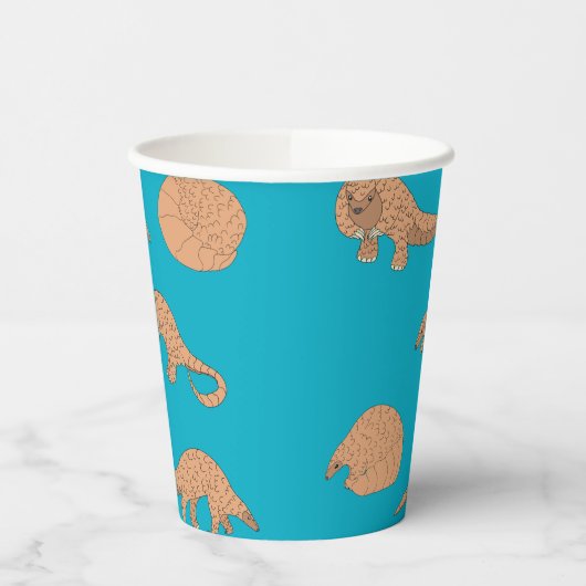 Pangolins Pappbecher (Links)