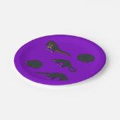 Pangolins Pappteller (Schrägansicht)