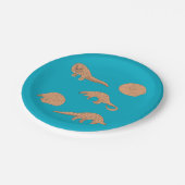 Pangolins Pappteller (Schrägansicht)