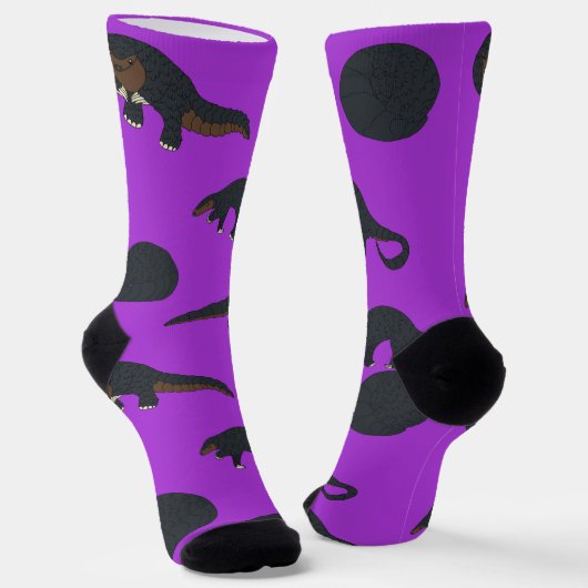 Pangolins Socken (Gewinkelt)