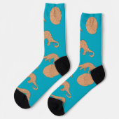 Pangolins Socken (Linkes Detail)