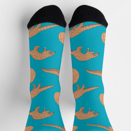 Pangolins Socken (Oben)
