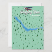 Pangong Lake Himalayas Karte (Rückseite)