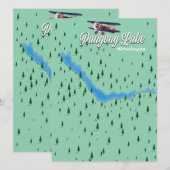 Pangong Lake Himalayas Karte (Vorne/Hinten)