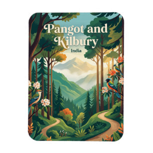 Pangot und Kilbury Bird Sanctuary Indien Magnet