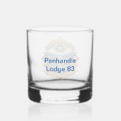 Panhandle Lodge 83 Whiskyglas (Rückseite)