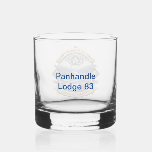 Panhandle Lodge 83 Whiskyglas (Rückseite)