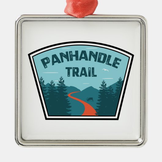 Panhandle Trail Ornament Aus Metall (Vorne)
