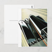 Panhard Automobile Oldtimer Postkarte (Vorne/Hinten)