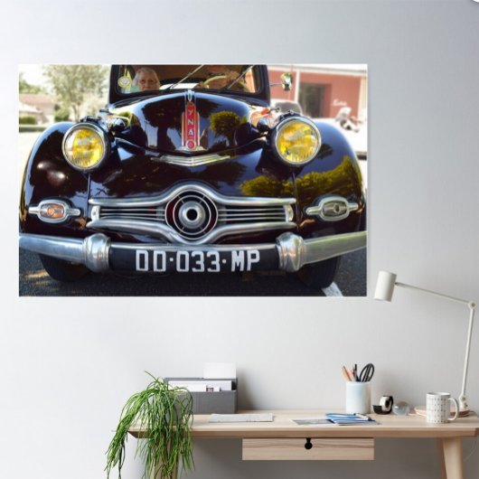 Panhard Dyna aus dem Jahre 1953 ca. Poster