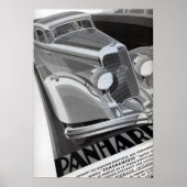 Panhard Vintage Car Poster (Vorne)