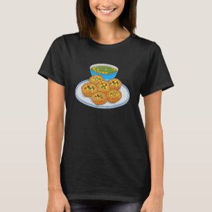 Pani Puri Gol Gappa Green Chutney Indien Pakistan T-Shirt