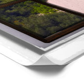 Panic Beach Lattice Window View Poster (Ecke)