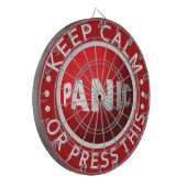 Panic Button Dartboard Dartscheibe (Vorderseite Links)