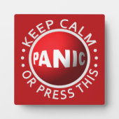 Panic Button Fotoplatte (Vorderseite)