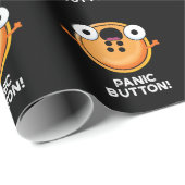 Panic Button Funny Sewing Puff Dark BG Geschenkpapier (Rolleneckpunkt)