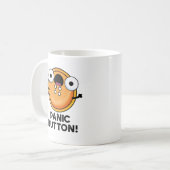 Panic Button Funny Sewing Puff Kaffeetasse (Vorderseite Links)