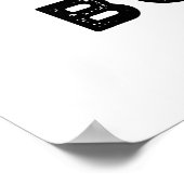 Panic Button Funny Sewing Puff Poster (Ecke)