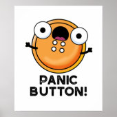 Panic Button Funny Sewing Puff Poster (Vorne)