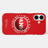 Panic Button individuelle Name Handy-Fälle Case-Mate iPhone Hülle (Rückseite (Horizontal))