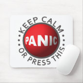 Panic Button Mousepad (Mit Mouse)