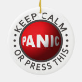 Panic Button-Ornament Keramikornament (Hinten)