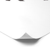 Panic Button Poster (Ecke)