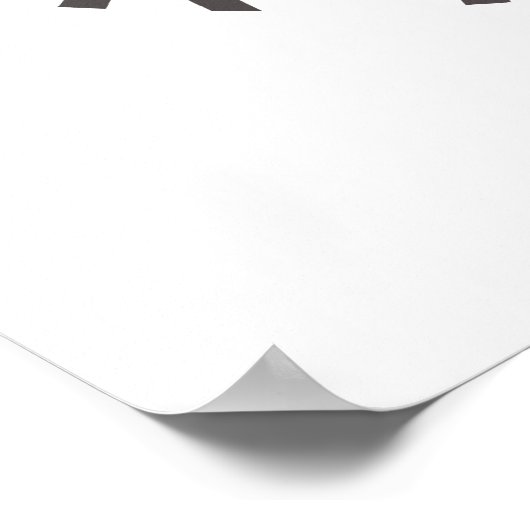 Panic Button Poster (Ecke)