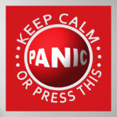 Panic Button Poster (Vorne)
