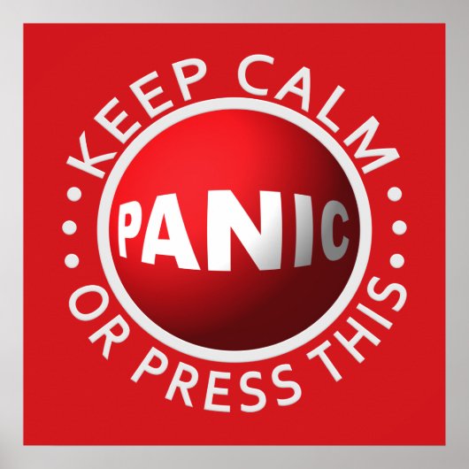 Panic Button Poster (Vorne)