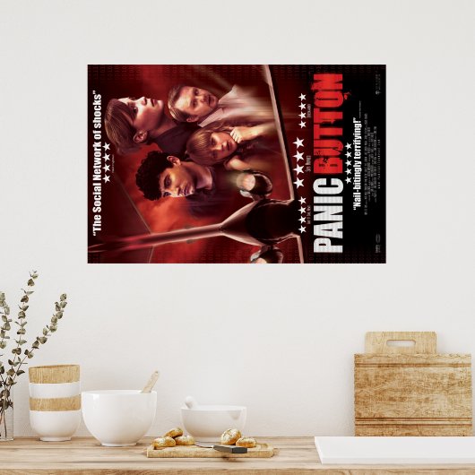 Panic Button Red Sky Poster (Küche)